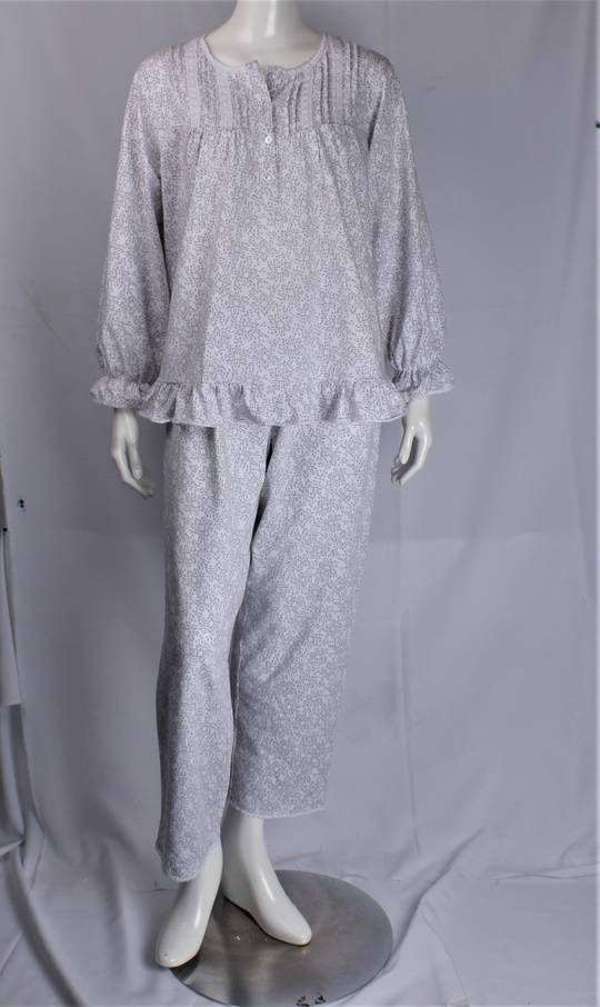 Cotton jersey  winter pyjamas  starburst grey  Style :AL/ND-461